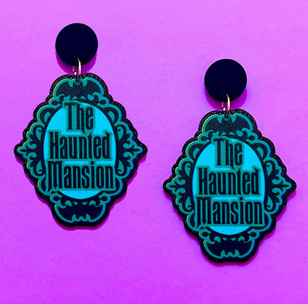 Haunted Mansion Drop Earrings