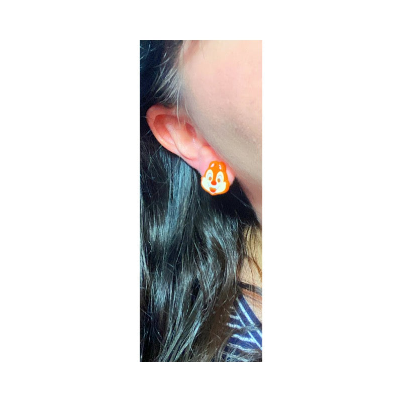 Chipmunks Acrylic Post Earrings