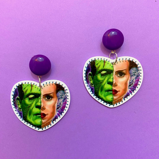 Franky & Bride Heart Drop Earrings