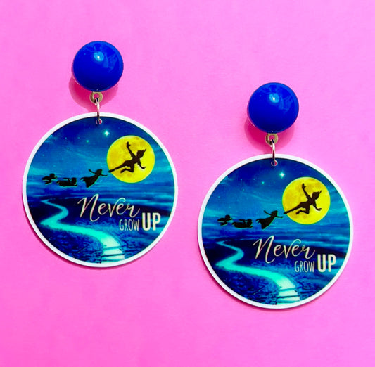 Never Grow Up Drop Earrings