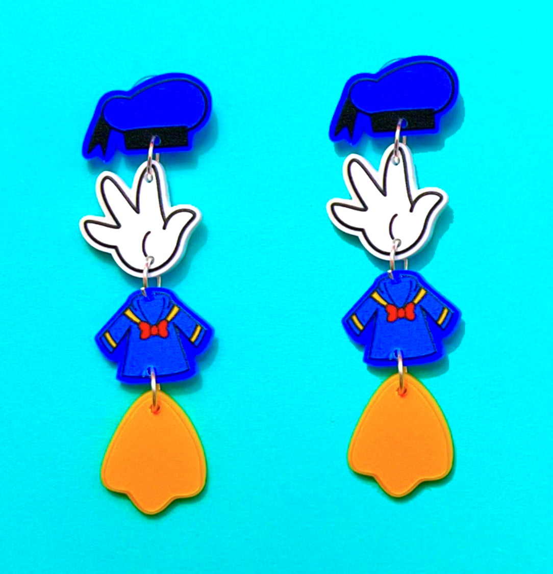 Sailor Duck Tiered Drop Earrings