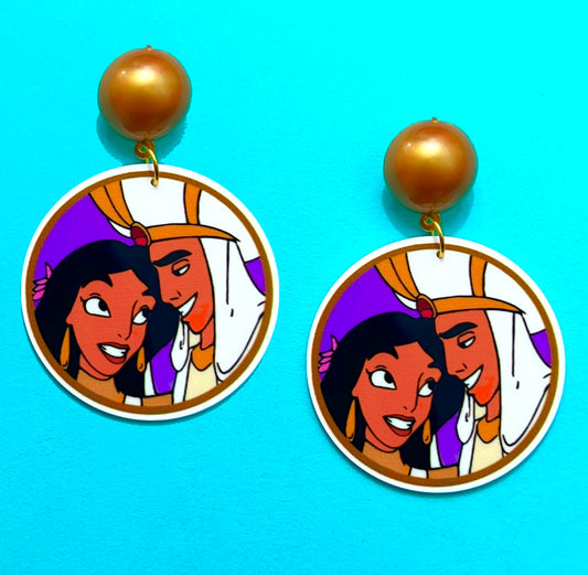 Aladdin & Jasmine Drop Earrings
