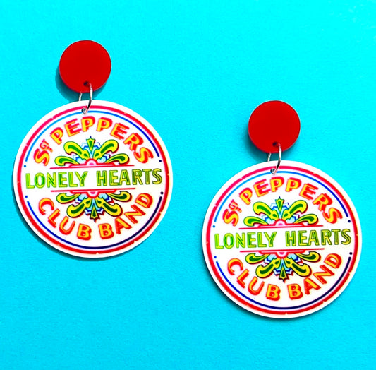 Sgt. Peppers Beatles Drop earrings