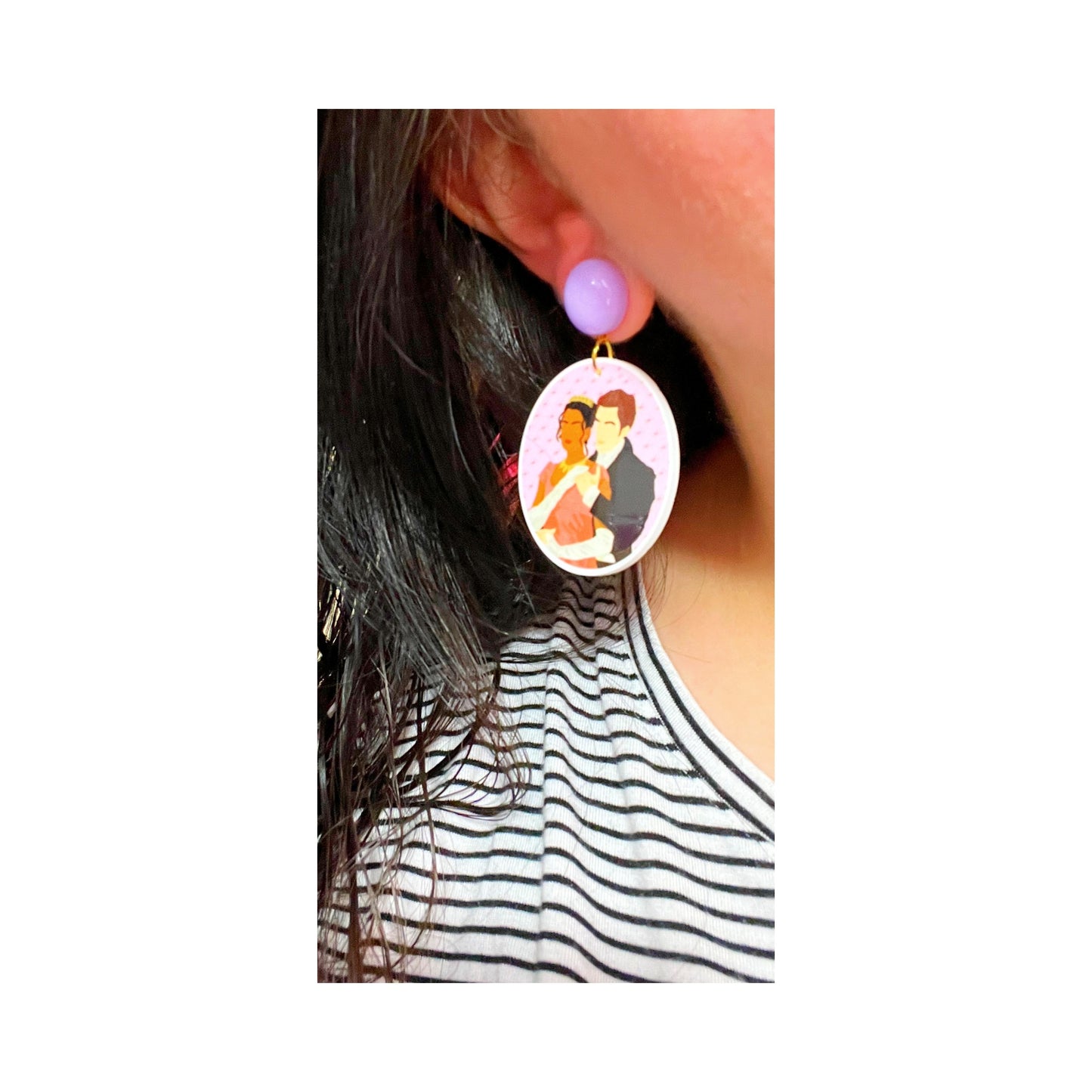 Kate & Anthony Acrylic Drop Earrings