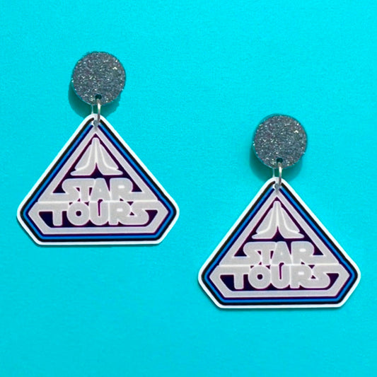 Space Tours Drop Earrings