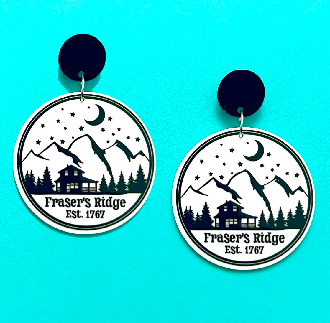 Fraser’s Ridge Outlander Acrylic Drop Earrings