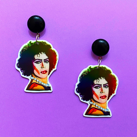 Rocky Horror Dr.  Frank N Furter Drop Earrings