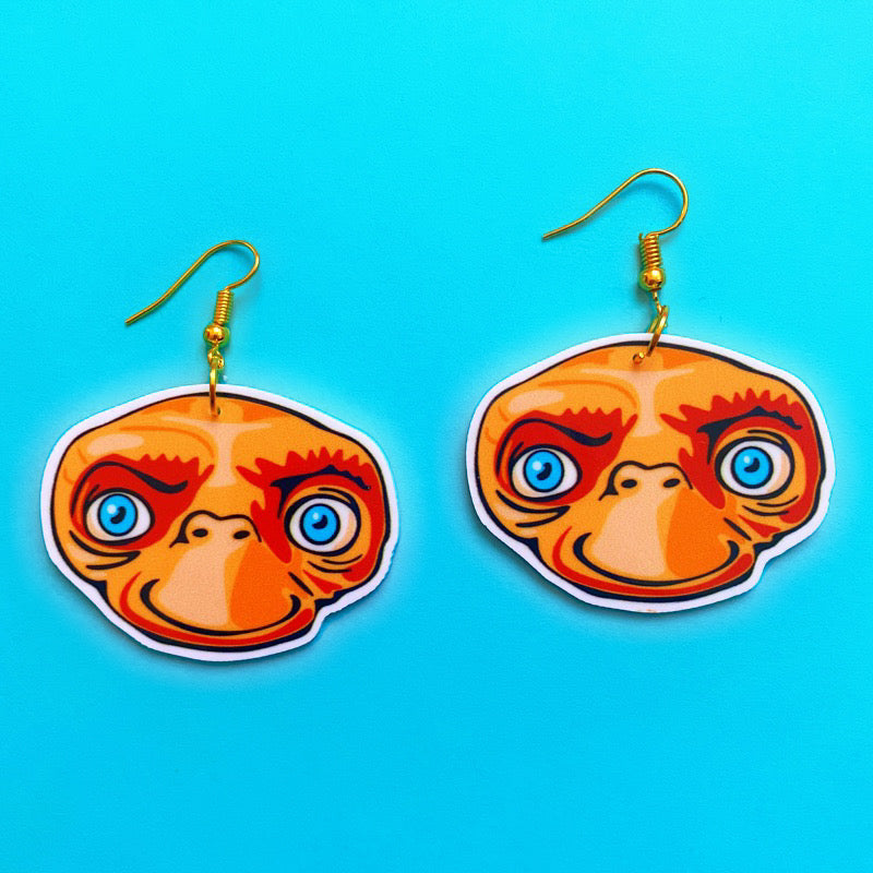 E.T. Inspired Acrylic Drop Earrings