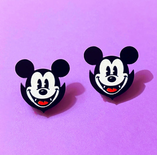 Mouse Vampire Post Earrings