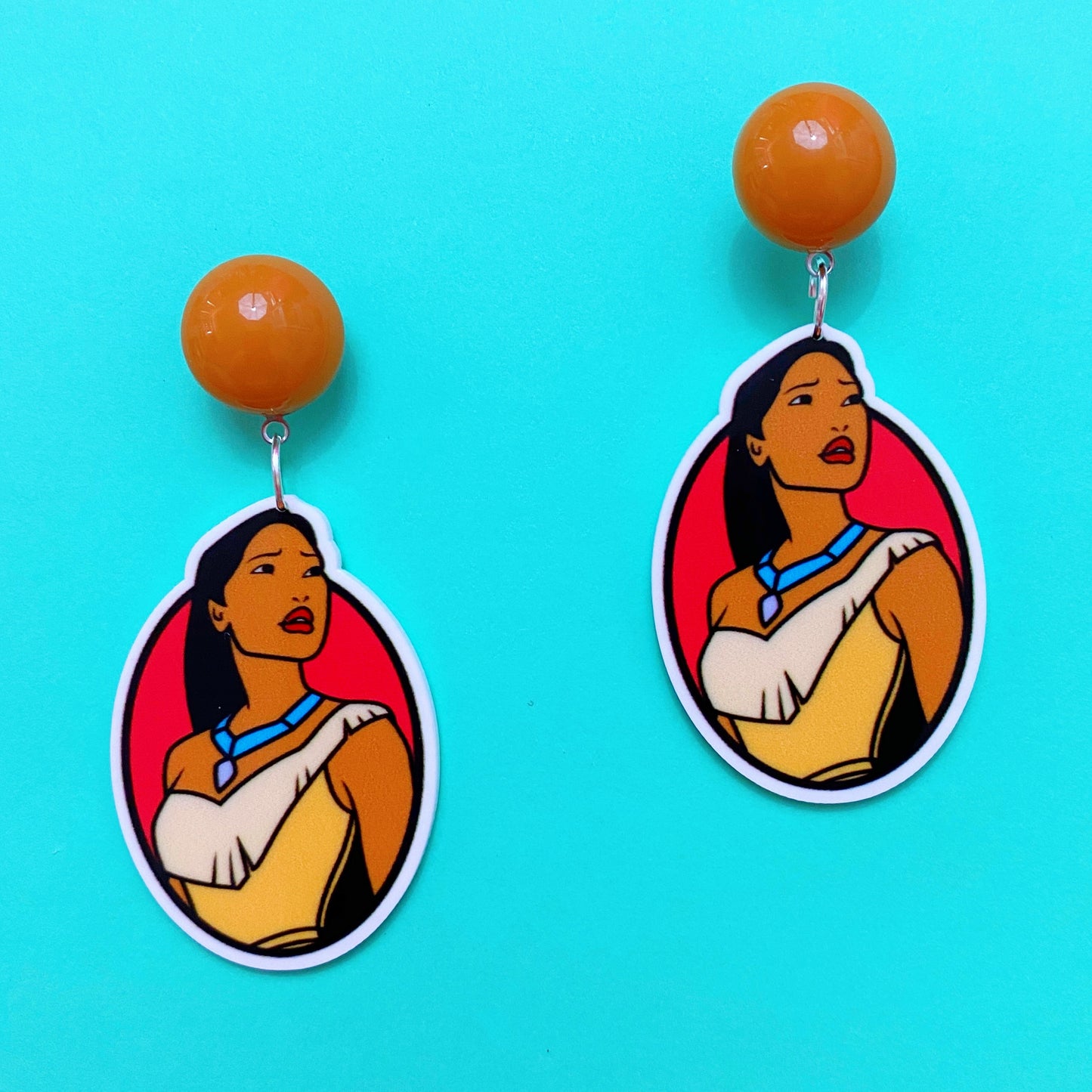 90s Pocahontas Drop Earrings