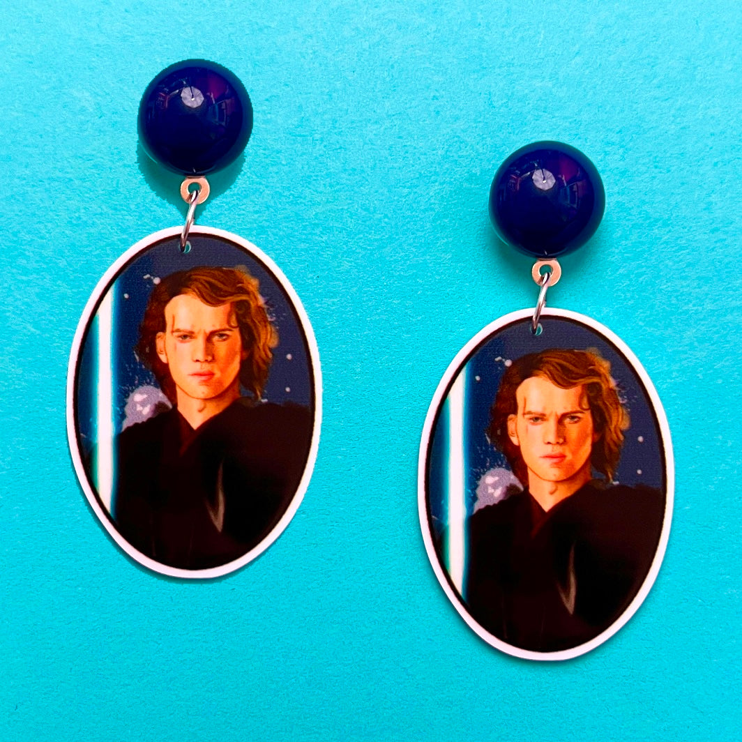 Anakin Acrylic Drop Earrings