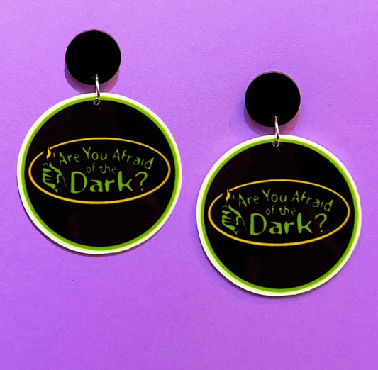 Are You Afraid Of The Dark? Inspired Acrylic Drop Earrings