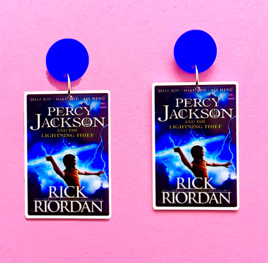 Percy Jackson Acrylic Drop Earrings