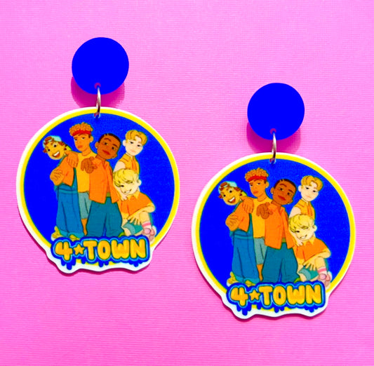 Boy Band 4Town Inspired Drop Earrings