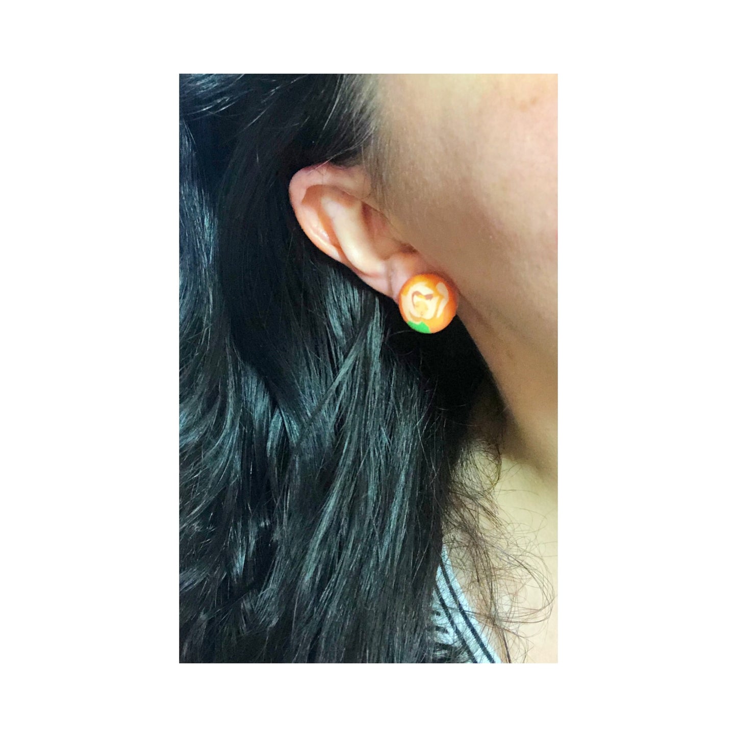 Dee & Dum Fabric Button Earrings