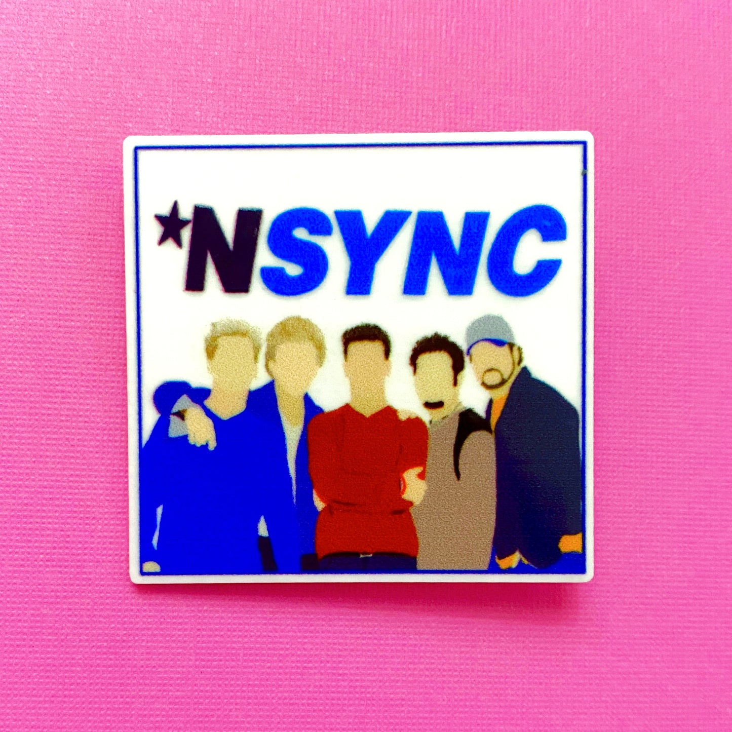 NSYNC Inspired Acrylic Pin Brooch