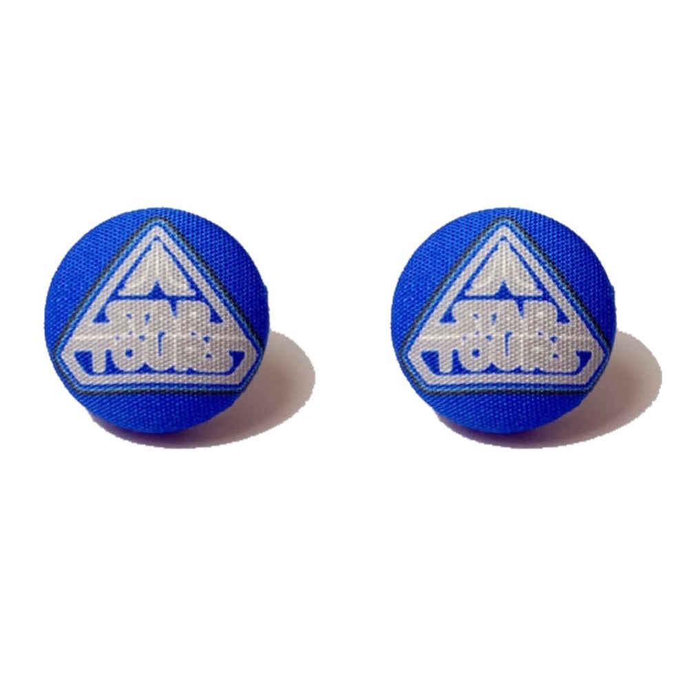 Space Tours Inspired Fabric Button Earrings