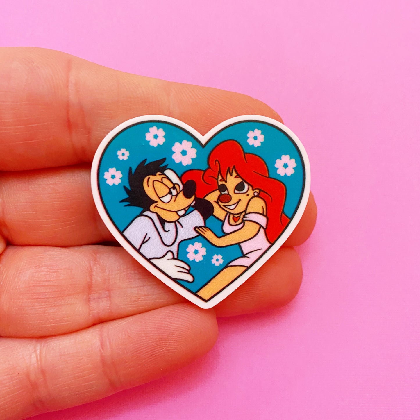 Max & Roxanne Inspired Heart Pin