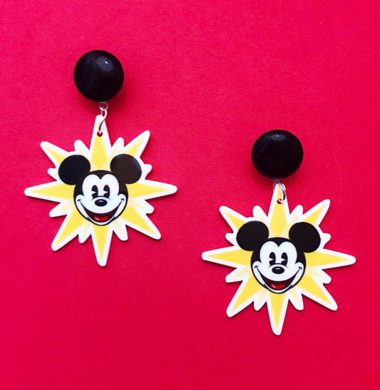 Mouse Funwheel Drop Earrings