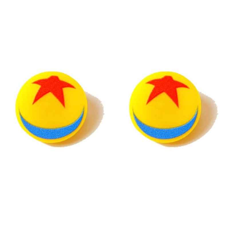 Luxo Ball Acrylic Post Earrings