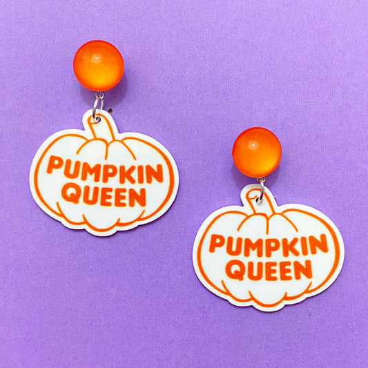 Pumpkin Queen Drop Earrings