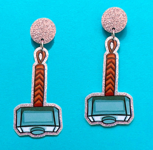 Hammer Drop Earrings