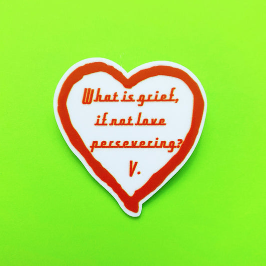 Grief Heart Pin Brooch